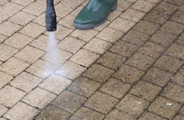 temple patio cleaning